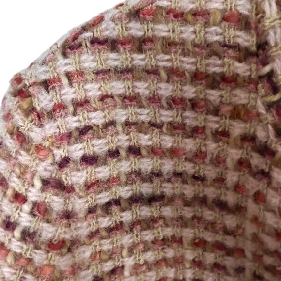 TALBOTS Pink Tweed JACKET BLAZER 16 Wool Office Career Church Preppy Academia - Picture 15 of 16